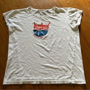 White Graphic Beastie Boys Crew Neck “Baby Tee” Hip Hop Holiday Small